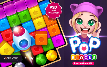 POP BLOCKS Puzzle Match Kit