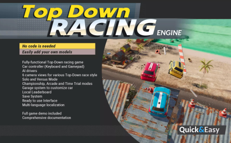 Top Down Car Racing Source Code
