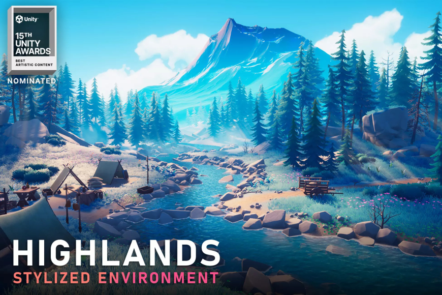 HIGHLANDS - Stylized Environment Free Download