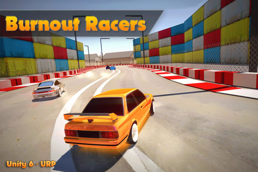 Burnout Racers Unity Template Free Download