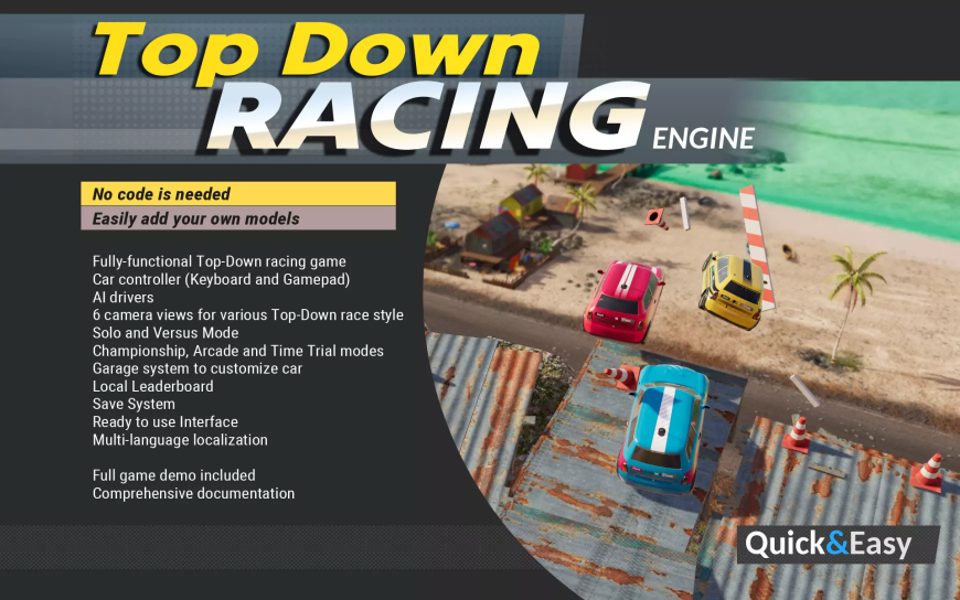 Top Down Car Racing Engine Free Download